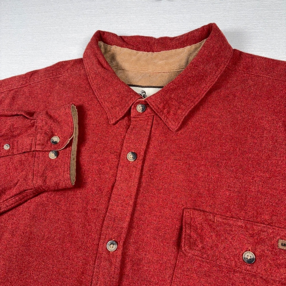 Legendary Whitetails Buck Camp Flannel Shirt Mens 2XT Tall Barnwood Cotton